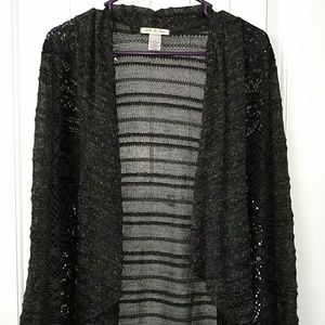 Lace sheer cardigan